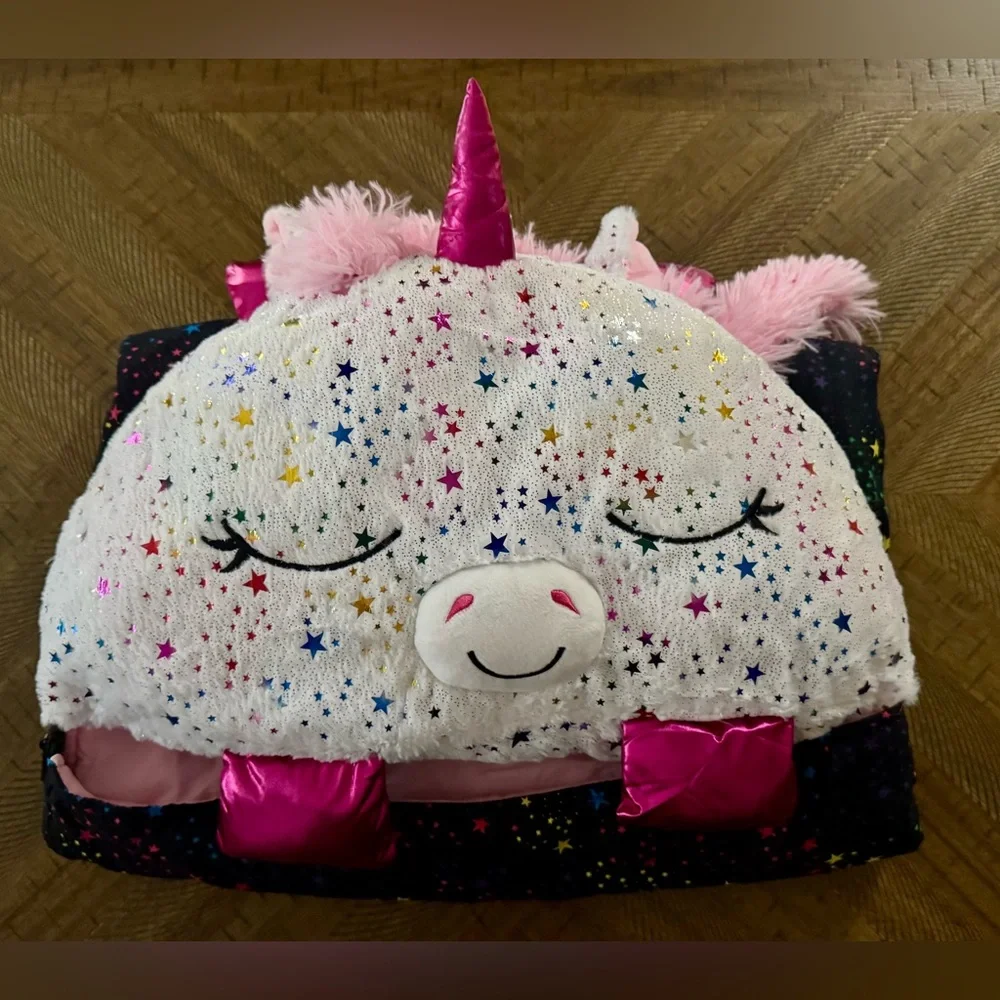 🦄 Unicorn Happy Napper - Pillow / Sleeping Bag 🌟 NEW w/out packaging 🌟 see below - Picture 6 of 16